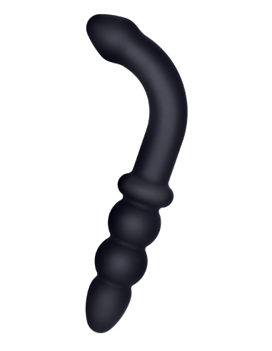 NMC 6.5 INCH SILICONE DOUBLE HEADED PLUG BLACK